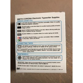 Smith Corona Vintage Electric Typewriter Smith Corona Single 232 Multi-strike Black Vintage