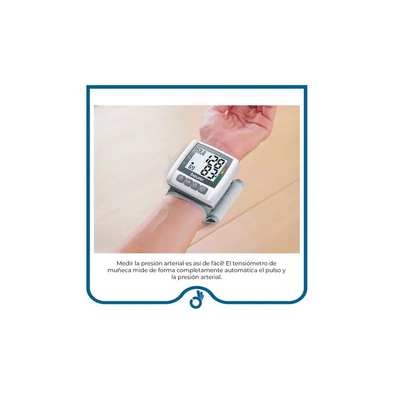 Medidor De Presin Arterial De Mueca Beurer Bc30 Gris Gris
