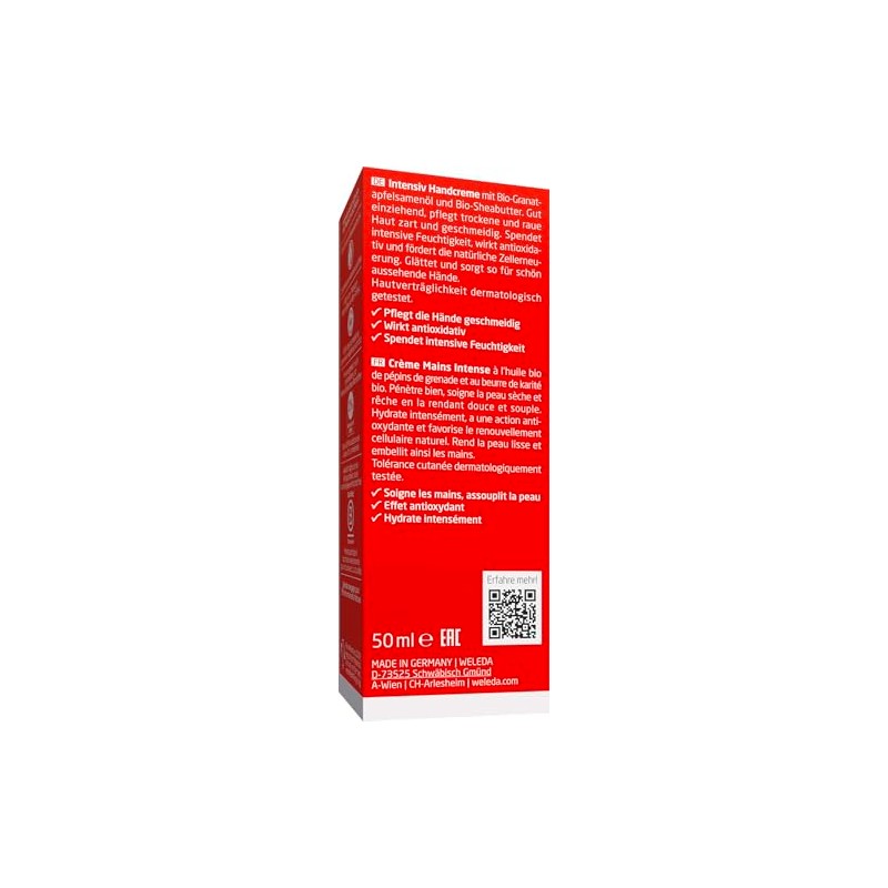Weleda Organic Pomegranate Regeneration Hand Cream (1 x 50 ml)