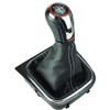 Do!LED Gear Knob Gear Stick Boot 5 Gears Chrome Look