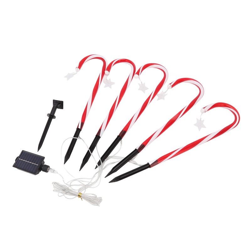 Christmas Candy Cane Lights 1 for 5 IP65 Waterproof 8