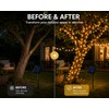 Solar Powered Outdoor Fairy Lights 20M Waterproof LED String Lights