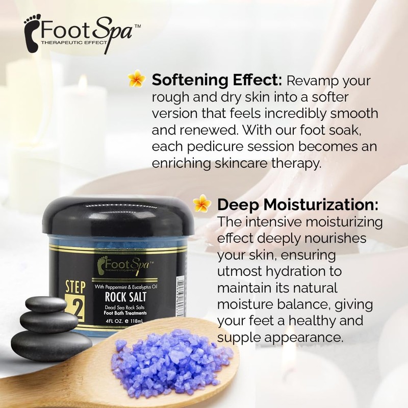 FOOTSPA - Regular Rock Salt for Bath - Relaxing and