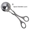 Stainless Steel Meatball Maker Tool – Non-Stick Scissor Scoop for