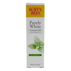 Burts Bees Toothpaste Purely White 4.7 Ounce Zen Peppermint (Pack of 6)