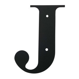 Village Wrought Iron Wrought Iron Letter J Small 6" (Made in USA)