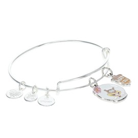 Alex and Ani SpongeBob Sandy Duo Charm Bracelet Shiny Silver One Size
