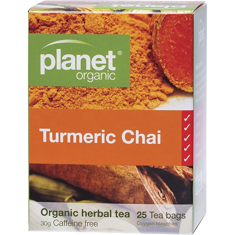 Planet Organic Organic Turmeric Chai Herbal Tea x 25 Tea