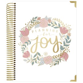 bloom daily planners New Pregnancy and Baby's First Year Calendar Planner & Keepsake Journal with Stickers - Hardcover Scrapbook Memory Book Organizer - Undated - 8” x 10" - Green & Pink