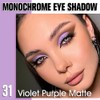 HHLTOH Violet Purple Single Matte Eyeshadow Makeup, Neutral Powde Eye