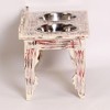 Large Fancy Farmhouse Wooden Elevated Raised Dog Feeder - Deluxe