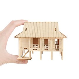 (Hottracks) DIY Wooden Model Assembly Kit Mini Vietnamese Traditional House YM597 / (핫트랙스)DIY 나무 모형 조립 키트 미니 베트남 전통가옥 YM597