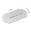 100 Pack Blank Stainless Steel Dog Tags – Military Spec