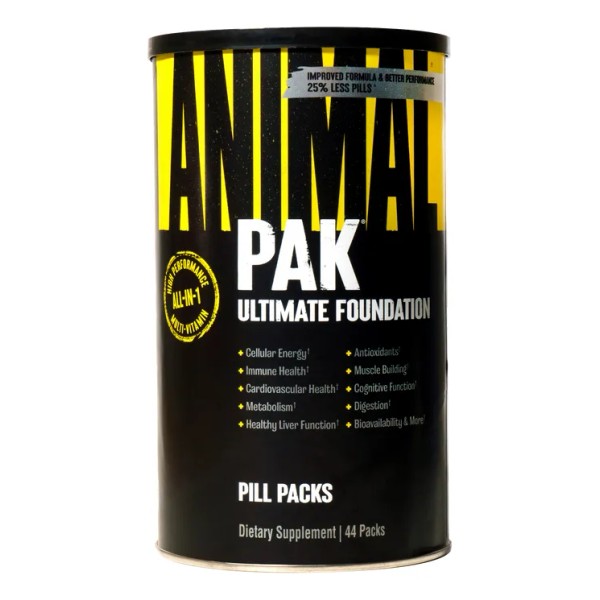 Suplemento en comprimidos Universal Nutrition Animal Pak Vitaminas x 44g