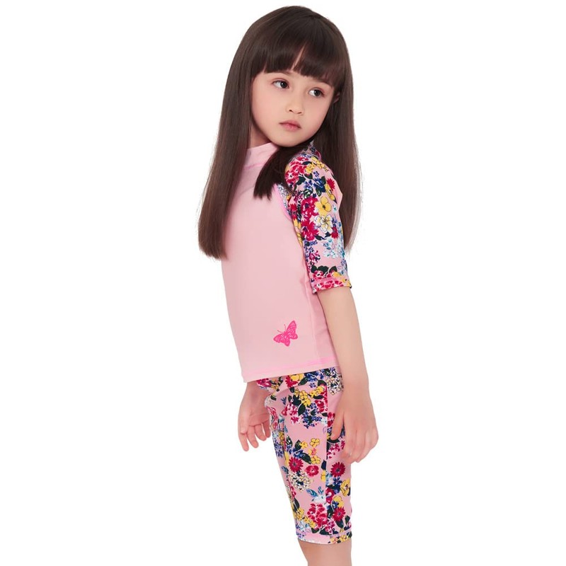 EZIX Traje de baño para niñas con protección solar UV,
