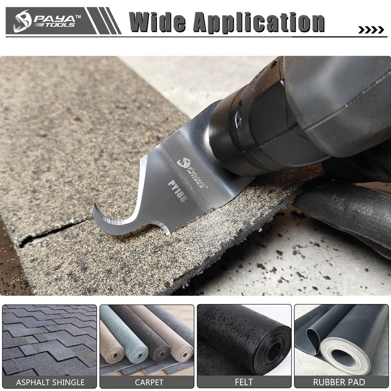 PAYA TOOLS Multitool Saw Blades, Oscillating Multi Tool Hook Knife
