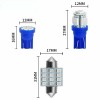 SHENKENUO 13Pcs T10 31mm Car LED Interior Lights Kit Ice