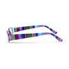 Calabria R576 Colorful Stripe Reading Glasses +1.50 Purple Women Trendy