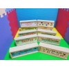 Domino Kit Con 17 Dominós De Madera Didácticos, Educativos, Finos