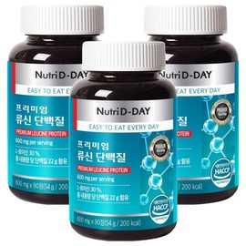 Nutri-D-Day Premium Leucine Protein, 90 tablets, 3 units / 뉴트리디데이 프리미엄 류신 단백질, 90정, 3개