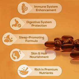 HARMONIFY Pumpkin Seed Oil with Saw Palmetto Softgels, 2-in-1 Formula Herbal Supplement, Non-GMO & Gluten-Free, 60 Days Supply