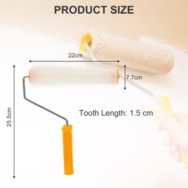 220mm Spiked Roller, Flooring Aeration Roller Self Levelling Tool, Roller Brush Flooring Aeration, Roller Self Levelling Tool, Self Levelling Tools, Spiked Roller Floor Self Leveling Roller