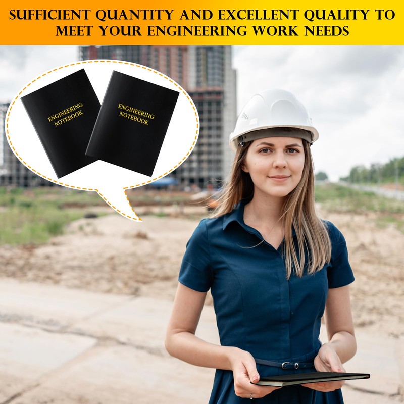 Motiskyy 4 Pack Engineering Notebook 8 x 10 Inches Engineer