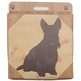 E&S Imports Ceramic Coaster - Scottish Terrier (1)