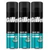 Sensitive Shaving Gel for Men, Original Scent, 3-Pack – Smooth