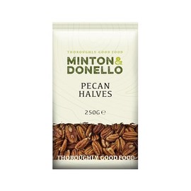 Minton & Donello - Pecan Halves, Fresh & Crunchy, Source of Healthy Fats, 250g
