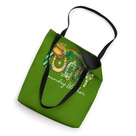 Lucky Laundry Worker St Patricks Day Matching Shamrock Tote Bag