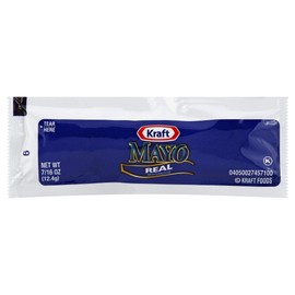 Kraft Real Mayonnaise Packets, 7/16 oz, 200 ct