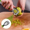 2 Pieces Lemon Peeler with Comfortable Plastic Handles, Multipurpose Stainless