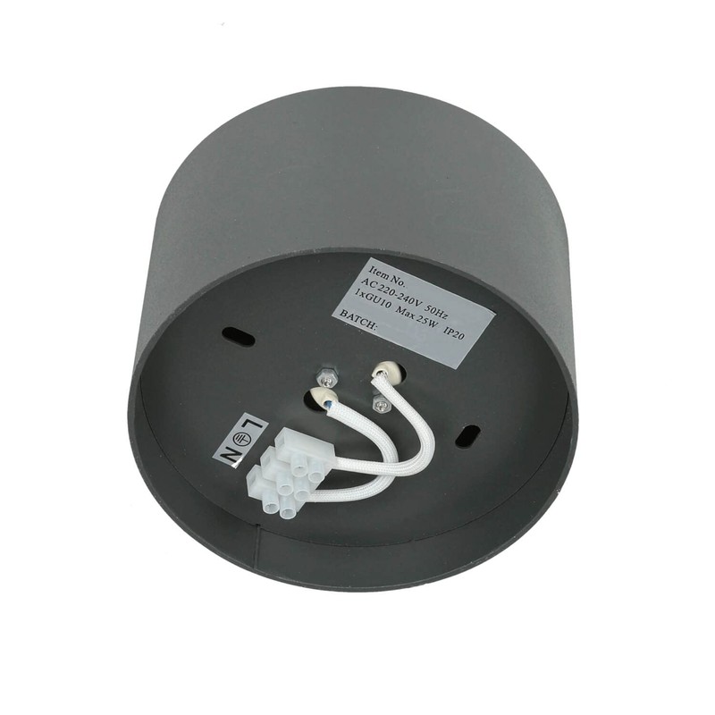 Modern Lighting Ceiling Light Diameter 13 cm Round Grey Silver