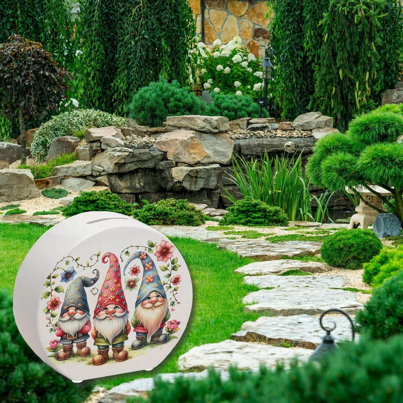 Funny Garden Gnomes Money Box Cheeky Roger Gnome Cookie Gnomes