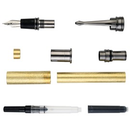 Executive Fountain Pen Kit with Magnetic Cap in Gun Metal