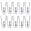 Metal Curtain Hooks Pinch Pleat Header Tape Pins Heavy Duty
