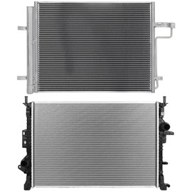 cciyu Aluminum Radiator Replacement 2013-2016 for Ford for Escape Plastic Radiator Auto Parts Complete radiator Radiator Engine Coolant Radiator Assembly Radiator