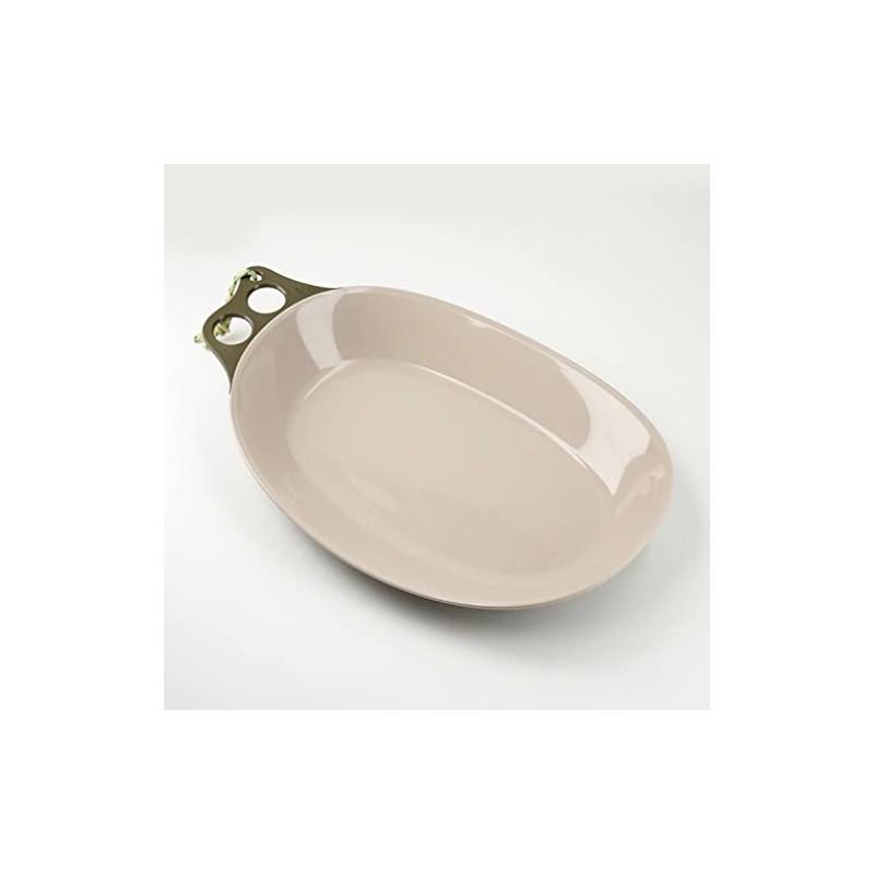 CHUMS CH62-1732-M103-00 Camper Curry Plate, Tableware, Olive/Gray, 10.2 x 6.7