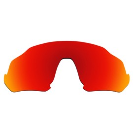 Alphax Fire Red Polarized Replacement Lenses for Oakley Flight Jacket