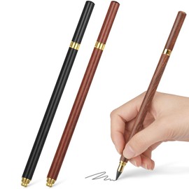 HOTUT Inkless Pencil,3pcs Everlasting Pencil Wooden Infinity Pencil Wood-Cased Graphite Reusable for Writing Drawing Students Home Office School Supplies