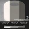 BRILONER Mini LED Table Lamp Wireless, Dimmable Bedside Lamp Touch,