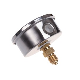 THERMIS Pressure Gauge 358G 1/4 Connection from Rear (0 - 10 bar) 63 mm