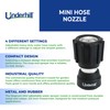 Underhill Magnum-Mini Garden Water Hose Nozzle, Sprayer, 3/4-Inch Thread Inlet,