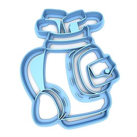 Sweet Prints Inc Golf Bag Cookie Cutter - Dishwasher Safe (4")