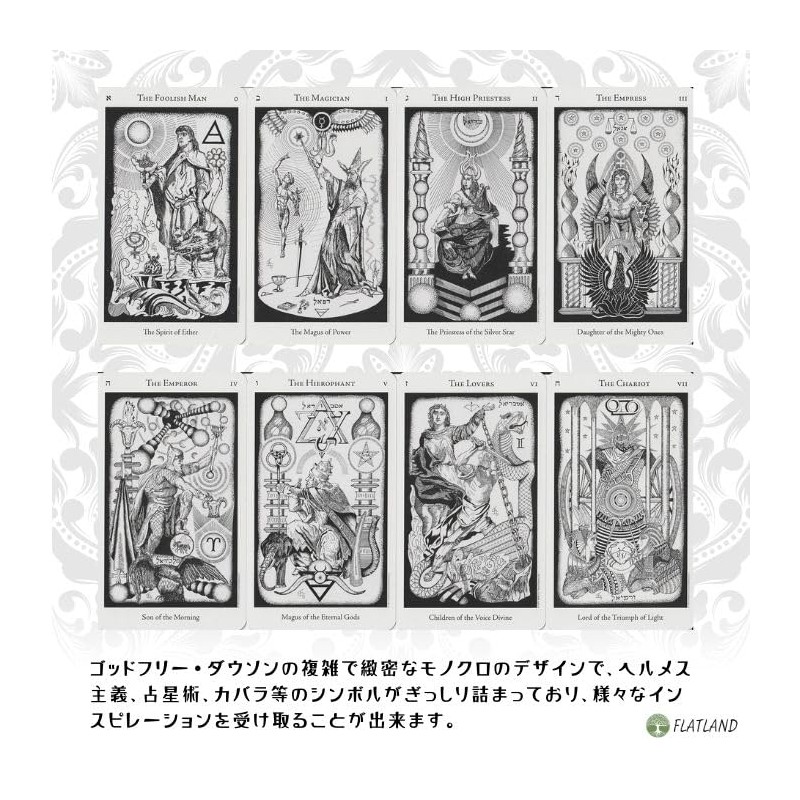 Hermetic Tarot Deck Tarot Divination with Japanese Manual (English Language