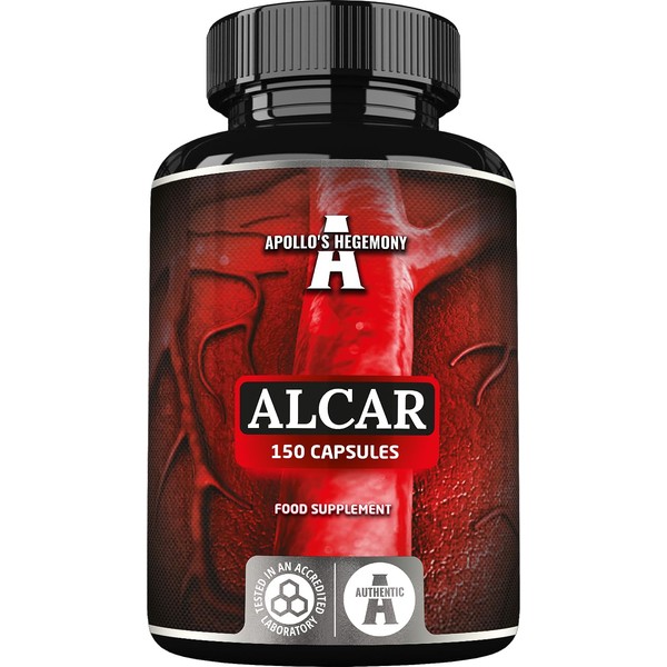Acetyl L-Carnitine HCL 550 mg | ALCAR 150 Capsules | 5 Months Supply | High Dose Amino Acid L-Carnitine Dietary Supplement to Protect Mitochondria - by Apollo's Hegemony