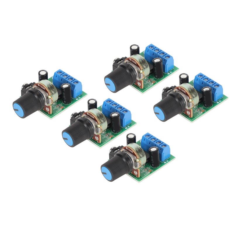 5PCS LM386 Power Amplifier Board Mini 0.5W to 10W Speaker