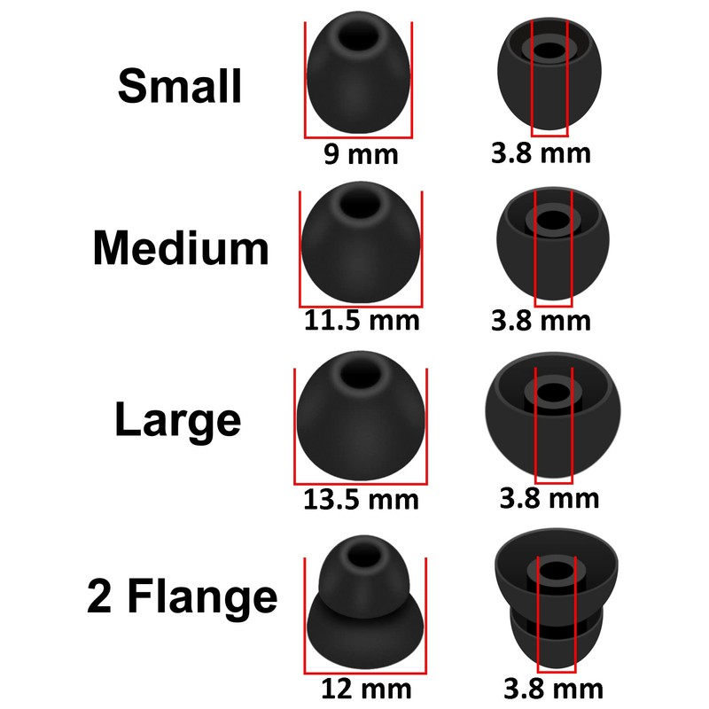 A-Focus [ 8 Pairs ] for Powerbeats Pro 2 Ear