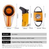 Wholesale 3-in-1 Cigar Accessories Set, Torch Lighter with 420J2 Steel